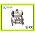 DIN con brida de acero inoxidable 3PC CF8m / 1.4408 Válvula de bola Pn40